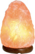 9-11lbs Natural Himalayan Salt Lamp with On/Off Cord & Wooden Base Hand-Carved Pink Rock Salt Lamp for Home, Office
