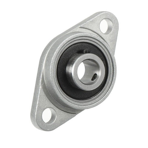 uxcell 4pcs KFL08 8mm Zinc Alloy Self Aligning Pillow Block Flange Bearing, Pack of 4