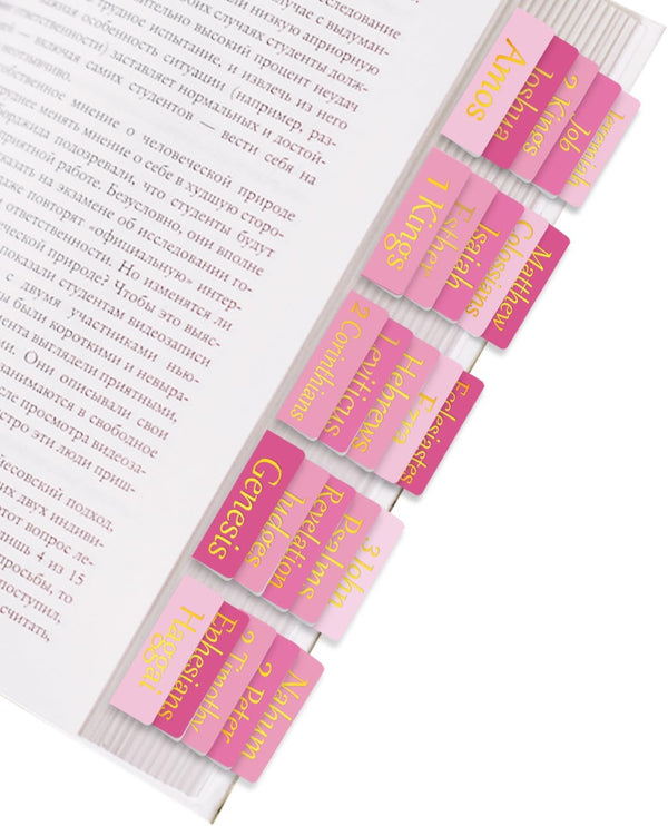 WANGHENG Bible Tabs,Bible Chapter tab,Laminated Bible Tab for Women and Men,for Easy Navigation,Bible