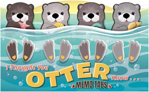 Streamline Imagined Thought You "Otter" Know Memo Tab Set