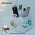 Upgrade 360 Degree Rotating Organizer Pencil Holder with 9 Slots, Multipurpose Desktop Storage Solution