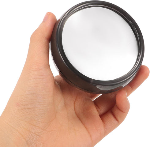 2.95In Lurrose Office Rear View Mirror Magnifying Computer Monitor Desk Mirror Portable Cubicle Safety Visual Field