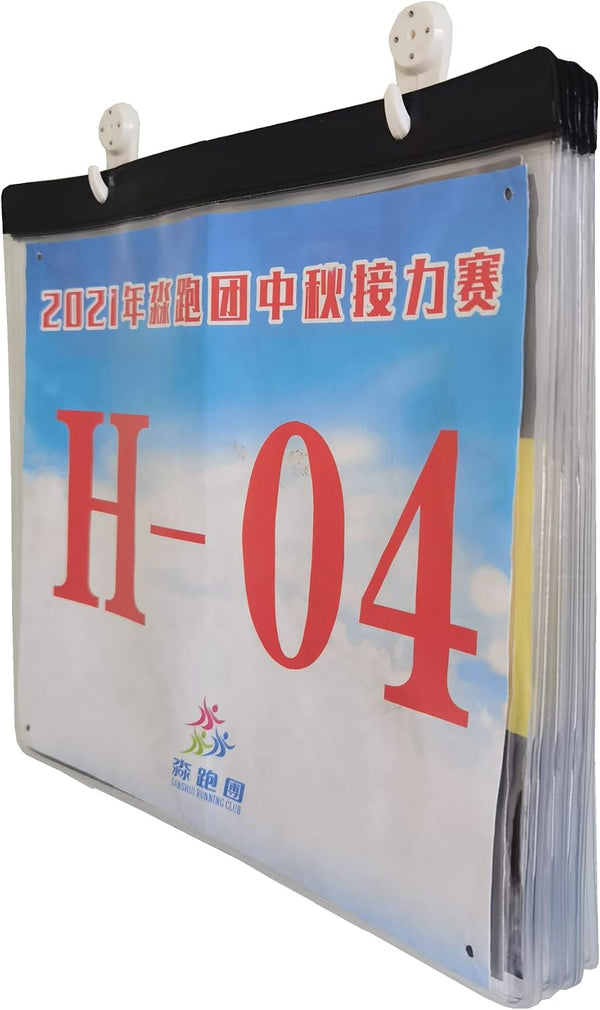 BIANJIE-Race Bibs, Medal Hanger DisplaysBib Protection Bag, can Hold More Than 20