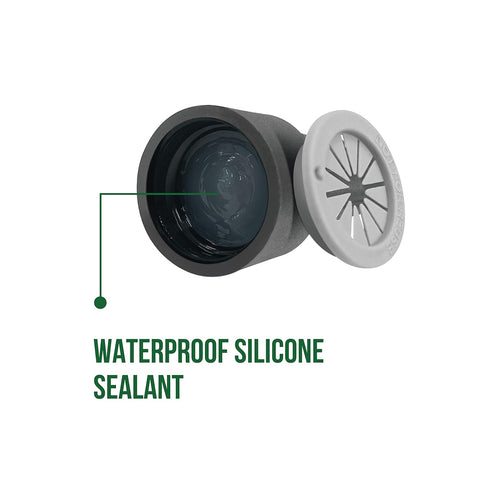 GKOLED 30PCS AWG #22-8 Waterproof Wire Connectors, Silicone Filled Outdoor Electrical Screw Terminals for LED Landscape