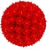 Novelty Lights 7.5in 100 Light Starlight Sphere, Red, Large Ornament Ball Light,