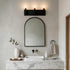 3-Lights E12 Base(Bulbs Kalium Bathroom Light Vanity Fixtures Over Mirror, Modern Matte Black Wall Sconces, Minimalist