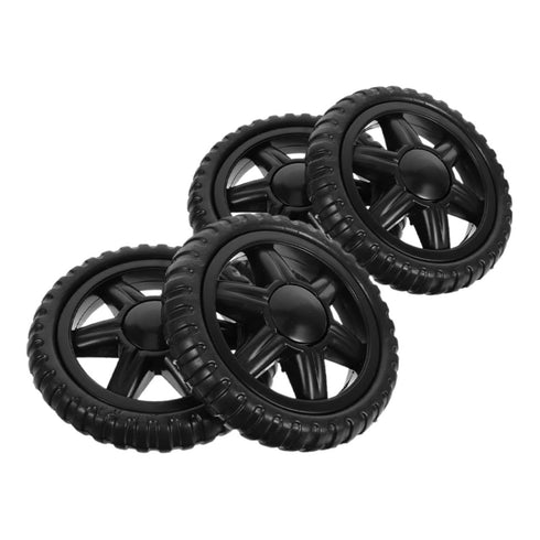 GANAZONO 4pcs Replacement Laundry Cart Wheels Rolling Carts Wheels for Shopping Trolley