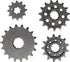 JT Sprockets JTF249.13 13 Tooth Steel Front Sprocket, Black