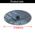 Hiqalty 100Pcs 2" inch (120) Sanding Disc Roll Lock R-Type Sandpaper Quick Change Disc Grinding Pad Abrasive Disc