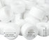 Outus 15 Pcs Rubber Door Stop Caps Tips Bumpers for Wall and Floor Protection, Universal Size (White)
