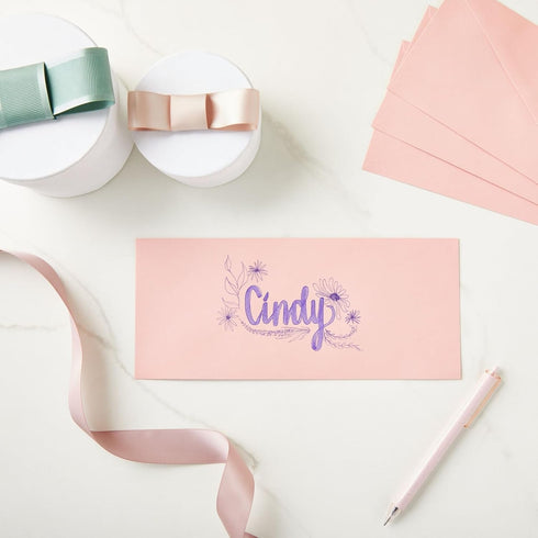 Juvale 96-Pack #10 Blush Pink Envelopes with Gummed Seal and V-Flap for Party Invitations, Mailing Business Letters