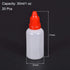 uxcell 30ml/1 oz Plastic Dropper Bottles, Empty Squeezable with Cap, Red, Pack of 20