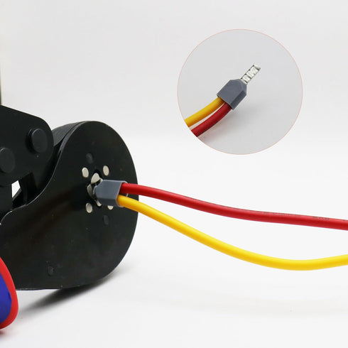 10AWG Dual Barrel Ferrules Terminal: AWG 10/6.0mm² Twin Ferrule Connectors for Car Audio, Electronics