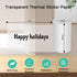 57mm 2.5mm, 3-Rolls Transparent Self-Adhesive Thermal Paper, Glossy Thermal Printer Paper for Mini Portable Printer, X