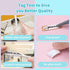 Pholala 1440 mm 160 3Packs, D30 Thermal Label Maker Paper Labels/Roll White Compatible for Phomemo Label Maker