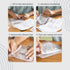 USPACKSMART Clear Plastic Deposit Bags, 9"x12" for Secure Bank Deposits, 100-Pack