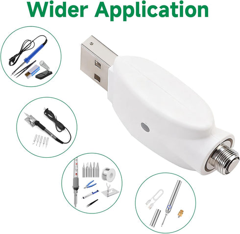 zuozuobubu 2 PCS Replacement Tip Chargers, Overcharge Protection Adapter with LED Indicator Adapter, Compatible