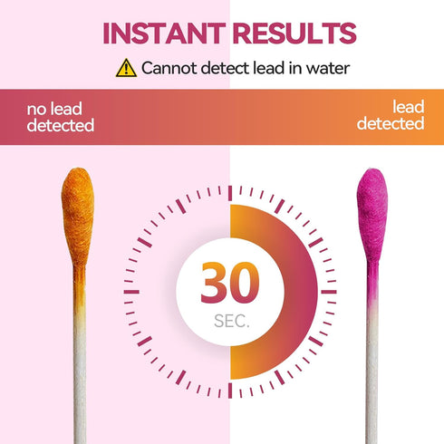 30 30 AssuTest Lead Test swabs Kit - PCS Lead Paint Test Kit for Home Use, Lead Tester for Dishes Ceramics Toys Metal