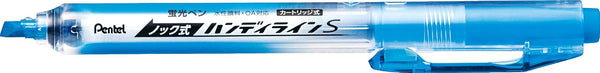 Pentel SXNS15-S Handyline S Retractable Highlighter, 10 Pack in Sky Blue