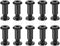 uxcell Screw Post Fit for 5/16"(8mm) Hole Dia, Male M6x10mm Belt Buckle Binding Bolts, 10 Sets