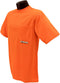 Radians ST11-N Non-Rated Short Sleeve Safety T-Shirt with Moisture Wicking Mesh, Medium, Orange