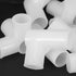 40PCS Closet 16mm Shoe Rack Plastic Connectors - Organizer Shelf Joints Pipe Fittings - Shoe Rack Connectors