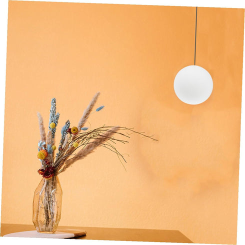 80mm Bulb Zerodeko Frosted Glass Globe Lampshade round Ball Light Cover Replacement for Ceiling Fan Pendant Wall Sconce