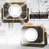 sunzone Mode(2 Pack) Rechargeable LED Work Light,Portable Flood Light with Magnetic Base,Super Bright Waterproof Job