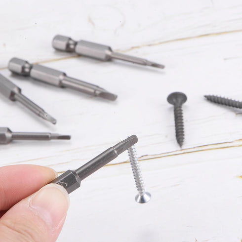 10pcs TA1.8-TA3.0 Triangle Screwdriver Bit, 1/4" Hex Shank, 2" Length Magnetic Tri-angle Power Tool