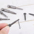 10pcs TA1.8-TA3.0 Triangle Screwdriver Bit, 1/4" Hex Shank, 2" Length Magnetic Tri-angle Power Tool