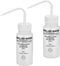 PATIKIL 250ml Wash Bottle, 2pcs Plastic Labeled Squeeze Bottle for Lab Cleaning and Storage