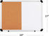 VUSIGN White Board and Cork Board Combination, 17" x 23" Dry Erase Board and Corkboard Combo for Home or Office