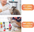 10mL Syringe for Liquid, Food, Oral, Scientific Labs, Measurement, Dispensing, 3 Pack with Press-In Adapter, Big Tip
