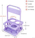4 Bodaon Cup Drink Carrier with Handle, Plastic Cup Carriers for Drinks, Drink Holder Car, Take Out Delivery Drivers