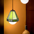 Angoily Vintage Green Glass Lampshade for Pendant Light - Mediterranean Style Replacement Shade for Restaurant Bar Home
