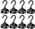 Strong Magnetic Hooks Heavy Duty 100 LB for Cruise Cabins, Refrigerator, BBQ Grill Tools with Neodymium Magnets