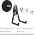 Heavy Duty Super Strong Magnetic Hooks (4-Pack) for Power Drill, Garden Tools, Hose, Straps, Steel Pegboard, Garage