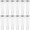 12 Pcs Plastic Test Tubes 45 ml for Scientific Experiments, Party Decoration, Candy, Bath Salt, Dice Display