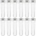 12 Pcs Plastic Test Tubes 45 ml for Scientific Experiments, Party Decoration, Candy, Bath Salt, Dice Display