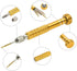 Salmue Set, 5 Precision Screwdriver Electronics Screwdriver Handle with Bits Repair Opening Tool Kit for Laptop, Cell