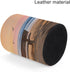 LZQPOEAS Beach Bench Pen Holder for Desktop Organizer Storage Case Modern Minimalist Pen Cup Round Pencil Holder PU