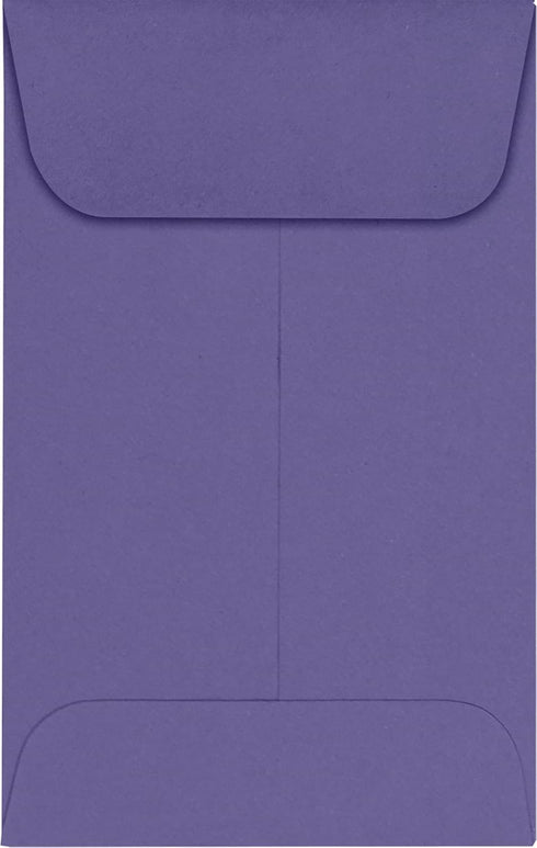 LUXPaper #1 Coin Envelopes | 2 1/4" x 3 1/2" | Wisteria Purple | 80lb. Text | 50 Qty