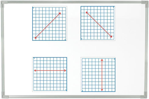 EAI Education Jumbo Magnetic X-Y Coordinate Dry-Erase Grid, 26" x 26"