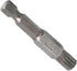1pcs M8 Triple Square Spline Bit Socket for Electric and Pneumatic Tools, 1/4" Shank, 12 Point
