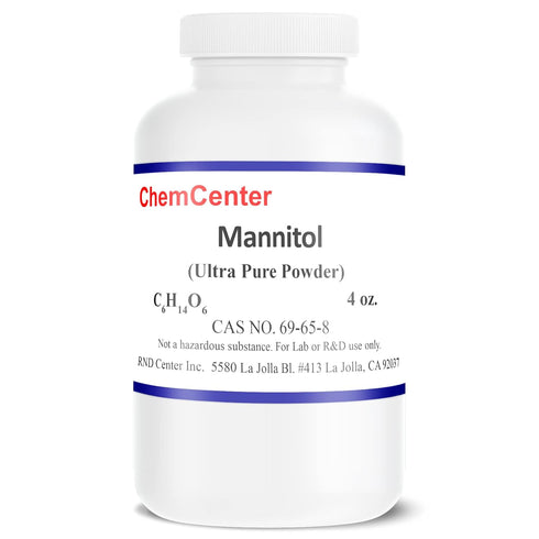 Mannitol Powder, Ultra Pure Reagent, 4 oz. (113.4 Grams)
