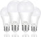E26 LED Bulb, 60W Equivalent, 9W Medium Screw Base, Non-Dimmable, Daylight White 5000K, 4 Packs