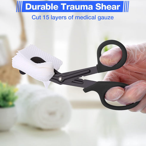 20 Pack Medical Scissors Badge Scissors for Nurses, Stainless Steel Blades Emergency Bandage Shears, 6 Inch