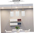 E27 12-Inch iplusmile Round Fabric Lamp Shade for Living Room and Bedroom Base Compatible Floor Lamp Decorative Design