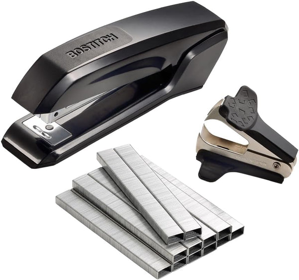 Bostitch Office Ascend 3 in 1 Stapler Value Pack, 20 Sheet Capacity, Includes 5000 Staples, Assorted Colors