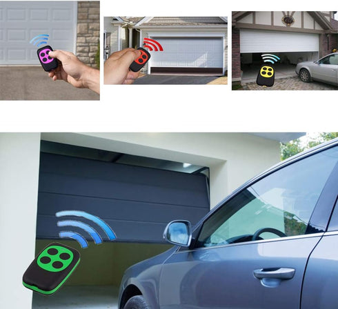 XIHADA Programmable 4-Buttons 280MHZ-868MHZ (1 3) Universal Garage Door Opener Remote Universal Gate Remote Control